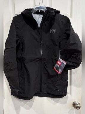 Helly Hansen Women's XL Verglas Infinity Shell Jacket Ski Snowboard NWT Black